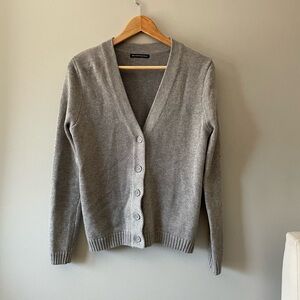 Brandy Melville gray cardigan sweater with buttons